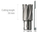 BDS Maschinen Carbide keményfémes és TiAlN bevonatos sínfúró, munkahossz: 30mm, átmérő: 34 (HKK-R-034)