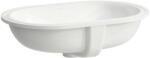 Laufen Savoy - Beépített mosdókagyló 510x310 mm, túlfolyóval, csapfurat nélkül, fehér színű H8189450001091 (H8189450001091)