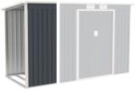 Juskys Adăpost exterior pentru lemne, oțel zincat, 130x65x171 cm, 0 (300551)
