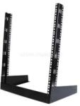 STARTECH 12U 19" Desktop Open Frame Rack - 2 Post Free-Standing Network Rack Switch Depth for Patch Panel/Data/AV/Communication/Studio Equipment 110lb(50kg) Capacity w/Cage Nuts/Screws (RK12OD) (RK12OD)