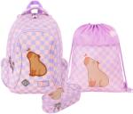 COOLPACK Capybara ergonomikus iskolatáska szett ovális tolltartóval (697203-2-szett) (ma697203)