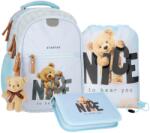 Starpak Macis iskolatáska szett kihajtható tolltartóval - Nice to bear you (576208-1-szett) (576208)