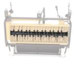 STIGA Ax scarificator STIGA pentru tractoare frontale Park 2+4WD doar ax cu cuțite (13-1986-11)