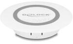 Delock Vezetéknélküli gyorstöltő 15 W asztali rögzítésre fehér (DL66260) (DL66260)