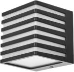 ELBULGARIA LED външен аплик Elbulgaria - Stockholm, 12W, IP44, 4000K, малък, черен (2964-1wbk)