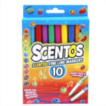 Scentos illatos vékony filctoll 10 db-os (40720)