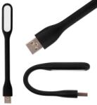 Procart Mini lampa LED flexibila, 1.2W, alimentare USB, portabila, neagra, 16 cm (660248-BLACK)