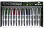 Ecada Set 15 x Stilou ECADA 93205 metalic, penita iridium ascunsa (93205)