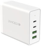 Dviced Desktop charger 100W GaN 2 USB-A, 2 USB-C EU, White (DV211001)