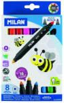 MILAN Set 8 x Carioca MAXI cu doua capete MILAN (80090)