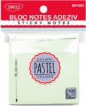 Daco Bloc notes adeziv Daco ( Post-it ) BN100V, 76×76 mm, Verde pastel (BN100V)