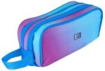 OXFORD Penar etui dreptunghiular Oxford Gradient 400204322, 3 fermoare, Albastru / roz (400204322) Penar