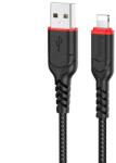 hoco. X59 Victory Încărcător Data Cable iPhone USB-A - Lightning negru-roșu 2m