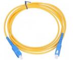 Braun Group Patch Cord Fibra Optica Braun Group, Single-Mode, Simplex, SC/UPC - SC/UPC, 1 m, Yellow (SMM-SC/UPC - SC/UPC-1)