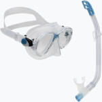 CRESSI Marea Top pentru copii set de snorkel mască + snorkel albastru transparent DM1000062