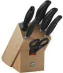 ZWILLING Комплект ножове с блок FIVE STAR, 7 бр. , Zwilling (ZW30125400)