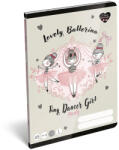 ICO ICO: Lizzysuli Tiny Dancer Ballerina 1. osztályos vonalas füzet A/5 14-32 (7500167003-582977) - jatekshop