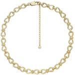 Emporio Armani lănțișor pentru femei din alamă Sentimental 99KK-AKDAKU_GLD (EGS3326710)