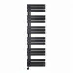 WENTOREX Asymmetric Electric 900 Watt elektromos törölközőszárító radiátor (fekete - 500 mm) - e-futesbolt