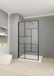 Sanoterm Paravan de dus Walk-In Sanoterm Urban Frame 90 cm negru mat (Urbanframe90)