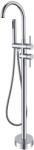 SanoTerm Baterie pentru cada freestanding cu montaj pe pardoseala, alama, crom (CHROME JS51005)
