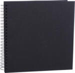 Focus Nordic Essence Wire-O spirál fotóalbum 30x30cm (30db fekete lap) - fekete