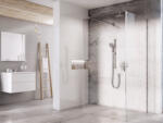 RAVAK Walk-In Corner Szett 120x90, zuhanykabin krómhatású+transparent (GW1CG7C0SZ1) - csempebolt