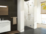 RAVAK Brilliant BSD2-90 A-jobb zuhanyajtó króm+transparent, (890-905) (0UP7AA00Z1)