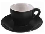 Nuova Point Palermo Caffé 56ml csésze+tányér - Fekete
