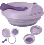 B. Box Szilikon Etetőtál Fedővel Bazsarózsa Fill+feed B. box (9353965010388)