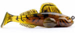 LIVETARGET Livetartget 3.3 Goby Paddletail Rigged Green / Brown 84mm 12g Sinking (lt213759)