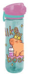 LIZZY Kulacs, 600 ml, LIZZYSULI, Lollipop Capybara, zöld-lila (TICKULCB)
