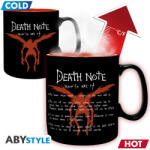 ABYstyle Death Note hőre változó bögre 460ml L & Light
