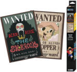 ABYstyle One Piece Set 2 Poszter Chibi 52x38cm Wanted Chopper & Brook