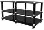 NorStone Stabbl AV TV Hifi Állvány Modern Fekete Színben (722255)