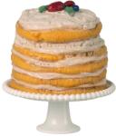 Maileg Accesorii miniaturi - Party cake and Cake stant - Maileg