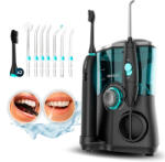 Cecotec Set Irigator bucal si Perie de dinti Electrica Cecotec ToothCare Jet Clean, 7 capete, 600ml, 10 niveluri, 5 moduri (04437) Irigator oral