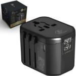 Extralink Smart Life EU/UK/USA/AU/CH Travel Adapter + USB-C, USB-A (CHARESL07-WORLD)