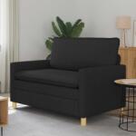 vidaXL Canapea Negru 126 x 81 x 87, 5 cm Tesatura GartenMobel Dekor (42028791) Canapea