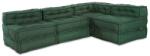 vidaXL Unitate de canapea modulara 4 pcs Verde Tesatura GartenMobel Dekor (3315078)
