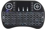 Techstar Tastatura Iluminata Wireless Techstar® i8 RGB Play, Air Mouse, cu Touchpad, pentru TV Box si Mini PC, Android TV, Smart TV, PC, Laptop (SKU2317)