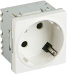 DLX Priza modulara schuko cu impamantare, alb - DLX DLX-245-45 (DLX-245-45) - proton