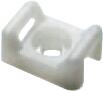 TSY Suport plastic prindere coliere, ALB, 23x16x10 mm, 100 buc TAC-2-W (TAC-2-W)