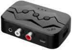 Techstar Adaptor Bluetooth Techstar® M23, transmitator si receptor pentru TV/PC/Sistem de sunet pentru casa, Jack 3.5mm, Micro SD, USB, AUX, NFC, RCA, Negru (SKU2973) Statii radio