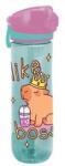LIZZY Kulacs, 600 ml, LIZZYSULI, Lollipop Capybara, zöld-lila (7700019000) - patronbolt