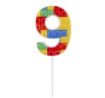 JUNIOR Свещ за торта JUNIOR Lego модел 9-p 10, 5 cm
