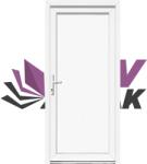 Extruplast Logistic SRL 90×200 cm-es Műanyag bejárati ajtó jobbos fehér színben Flat díszpanellel X-tru (BEA90200BJX-TRU-STADUR24)