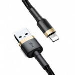 Baseus Cablu Date si Incarcare Baseus USB-A - Lightning Cafule 18W 3m Auriu