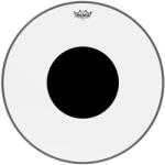 Remo 22" Controlled Sound Clear Black Dot