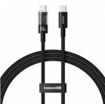 Baseus Cablu Date si Incarcare Baseus USB-C - USB-C Gem 100W 1m Negru